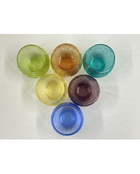 Set of 6 Multicolor Glasses H8 by IVV