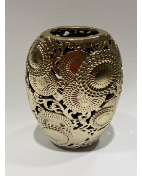 Kyoto Gold Vase H32 by Henriette