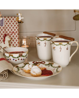 Star Fluted Christmas Set 2 Mug 33cl di Royal Copenhagen