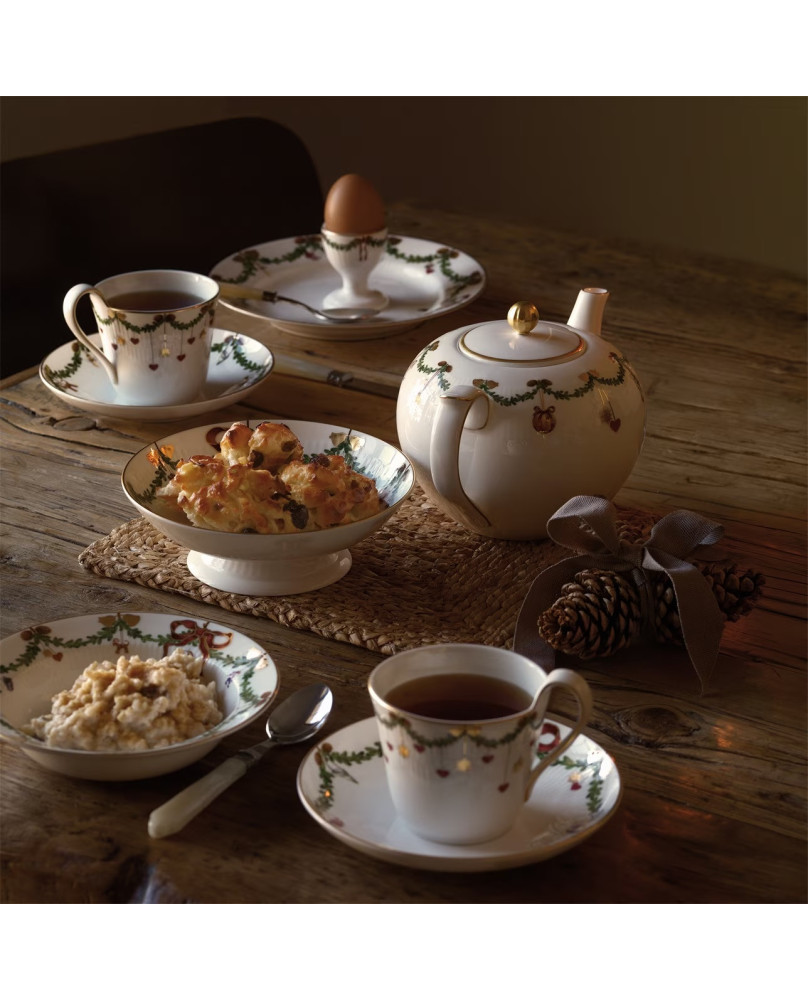 Star Fluted is the splendid Christmas collection for the refined table