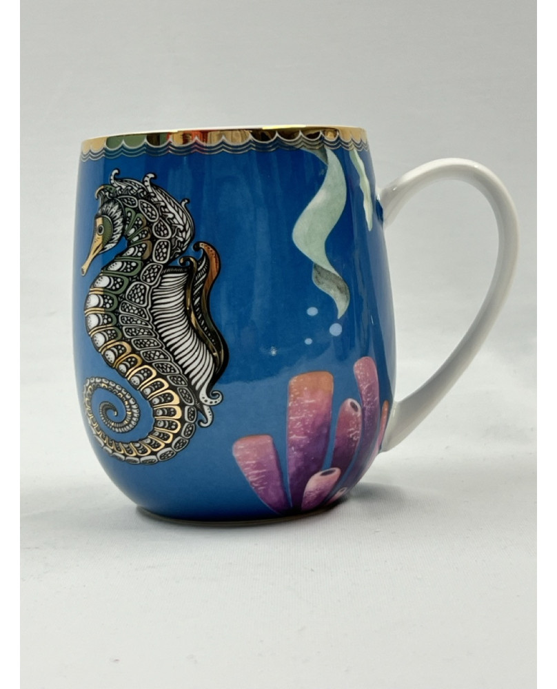 Sea Horse Mug H10 by Henriette