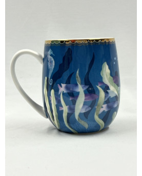 Sea Horse Mug H10 by Henriette