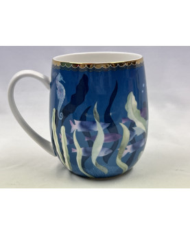 Sea Horse Mug H10 by Henriette