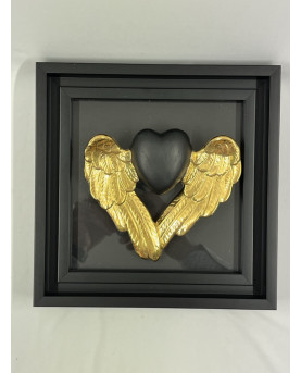 Black Winged Heart Picture...