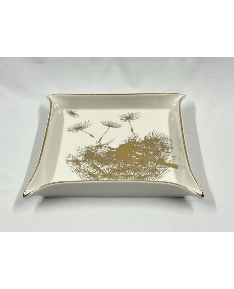 White And Gold Collection Pocket Tray 18x18