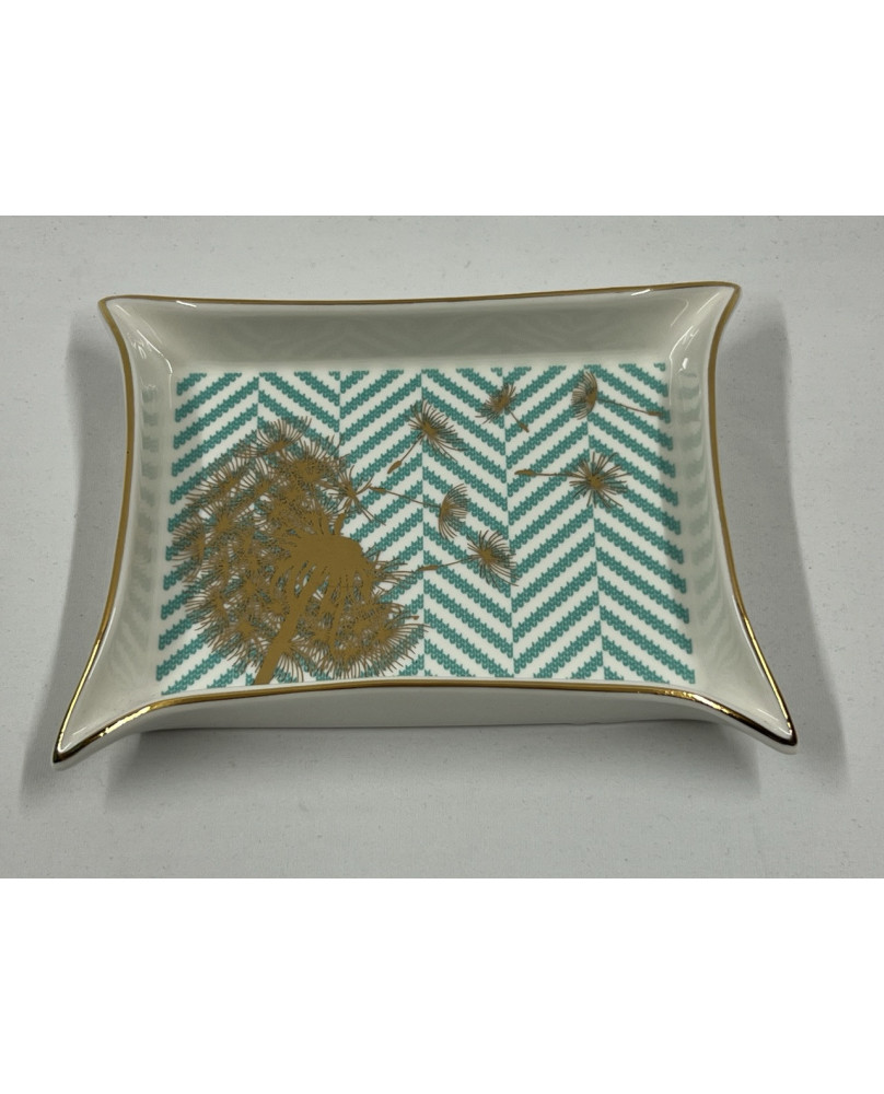 White And Gold Collection Pocket Tray 15x12