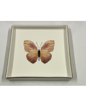 Rose Butterfly Pocket Tray 16x16