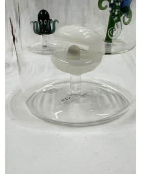 Set of 6 Glasses With 3D Deep Sea Decoration