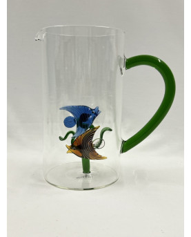 Carafe With 3D Tropical...