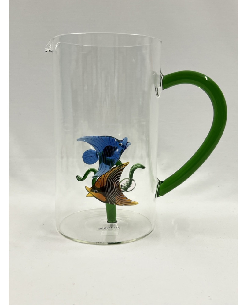 Carafe With 3D Tropical Fish Decoration