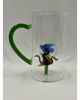 Carafe With 3D Tropical Fish Decoration