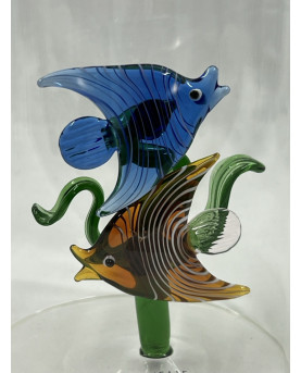 Carafe With 3D Tropical Fish Decoration