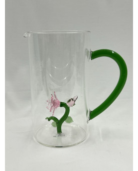 Carafe With 3D Flower Decoration