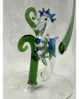 Carafe With 3D Seahorse Decoration