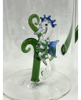 Carafe With 3D Seahorse Decoration