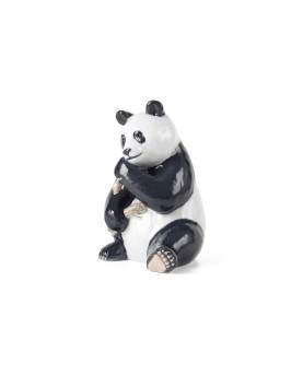 Eating Panda Figurine By Royal Copenhagen