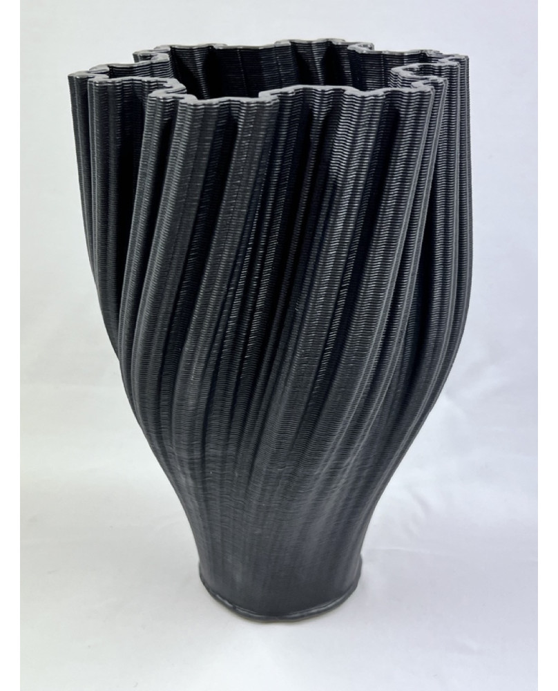 Black Vase Forme Collection by Palais Royal H25