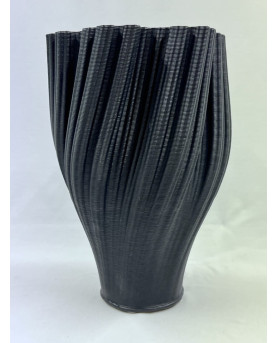 Black Vase Forme Collection by Palais Royal H25