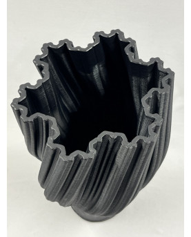 Black Vase Forme Collection by Palais Royal H25