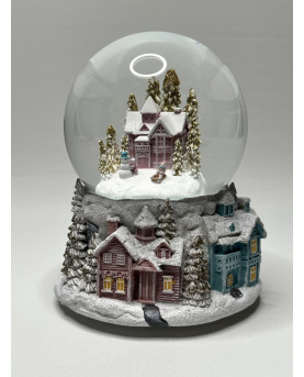 Snow Globe with Music Box H17