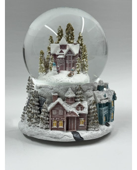 Snow Globe with Music Box H17