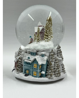 Snow Globe with Music Box H17