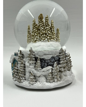 Snow Globe with Music Box H17