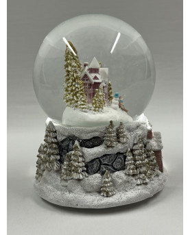 Snow Globe with Music Box H17