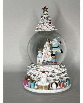 Snow Globe with Music Box H24