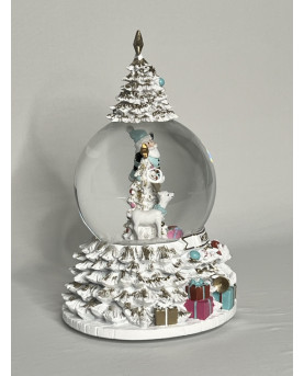 Snow Globe with Music Box H24