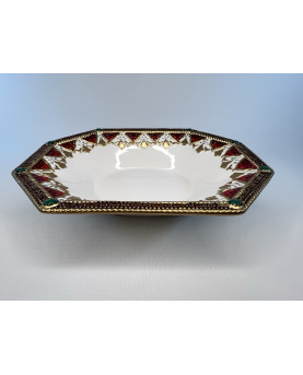 Fitz and Floyd Decorative Octagonal Christmas Tray