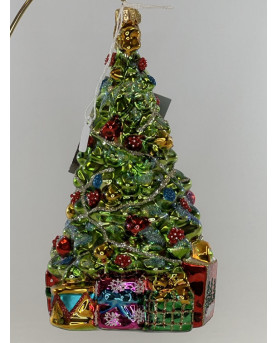 Christmas Tree Decoration in Blown Glass By Huras Family