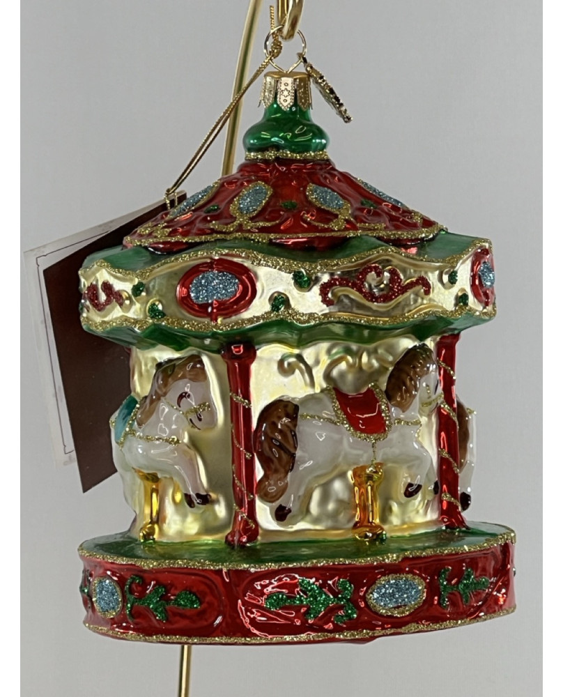 Carousel Decoration in Blown Glass By Huras Family