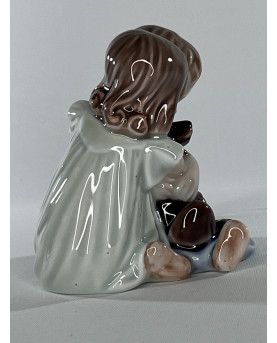 Boy and Girl with Dog Mini by Royal Copenhagen