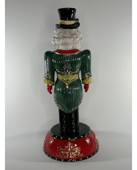 Green Nutcracker Soldier H37 by Fitz and Floyd