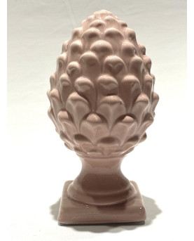 Rose Porcelain Pinecone H16