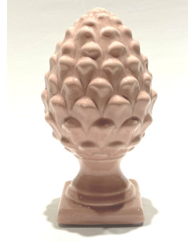 Rose Porcelain Pinecone H16