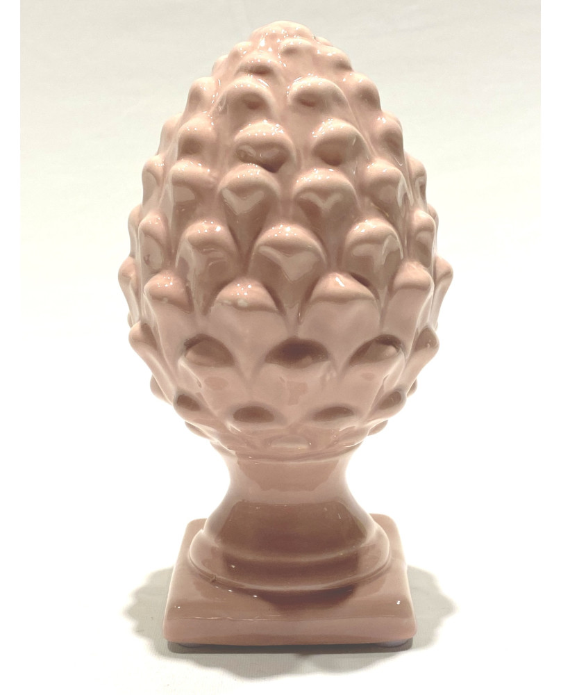 Rose Porcelain Pinecone H16