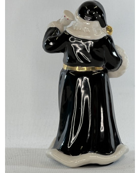 Babbo Natale Nero H18 di Capodimonte