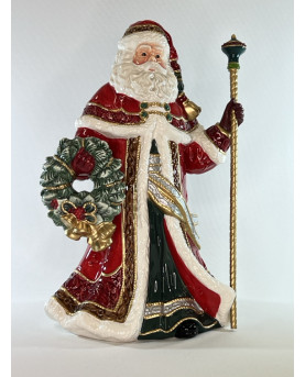 Santa Claus With Garland...