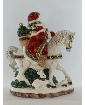 Santa Claus on Horseback by Fitz And Floyd