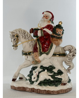 Santa Claus on Horseback by Fitz And Floyd