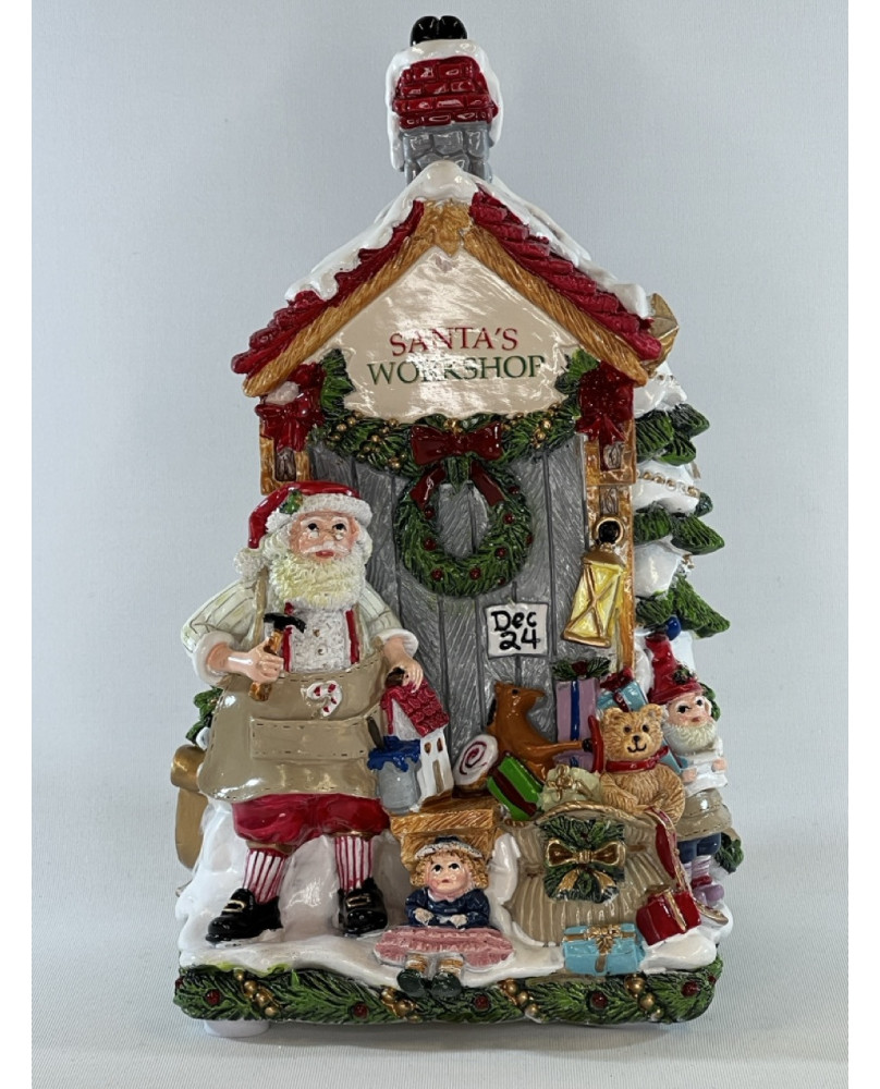 Carillon Santa's Workshop by Fitz and Floyd