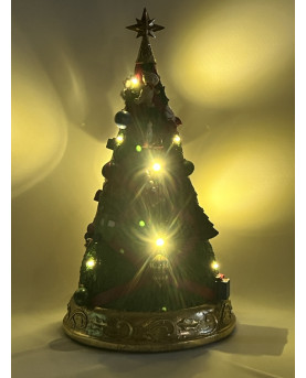 Albero di Natale Sonoro e Luminoso H48