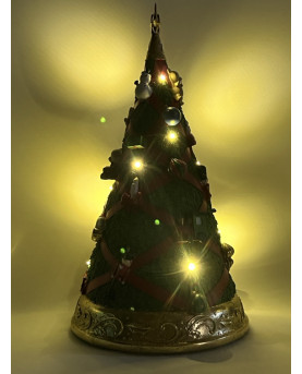 Sound and Light Christmas Tree H48