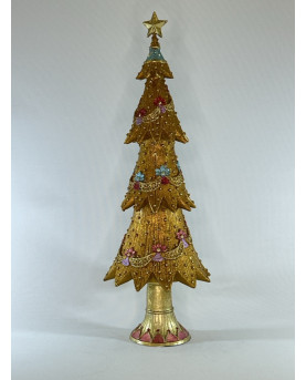 Gold Christmas Tree H45 by...