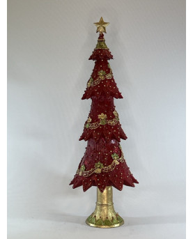 Albero di Natale Rosso H45...