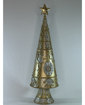 Gold Christmas Tree H43 by Palais Royal