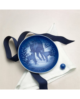 Mother Day Plate 2024 by Bing & Grondahl Moose And Calves