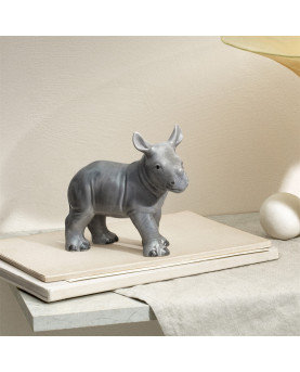 Little Baby Rhino Annual Figurine 2025 by Royal Copenhagen